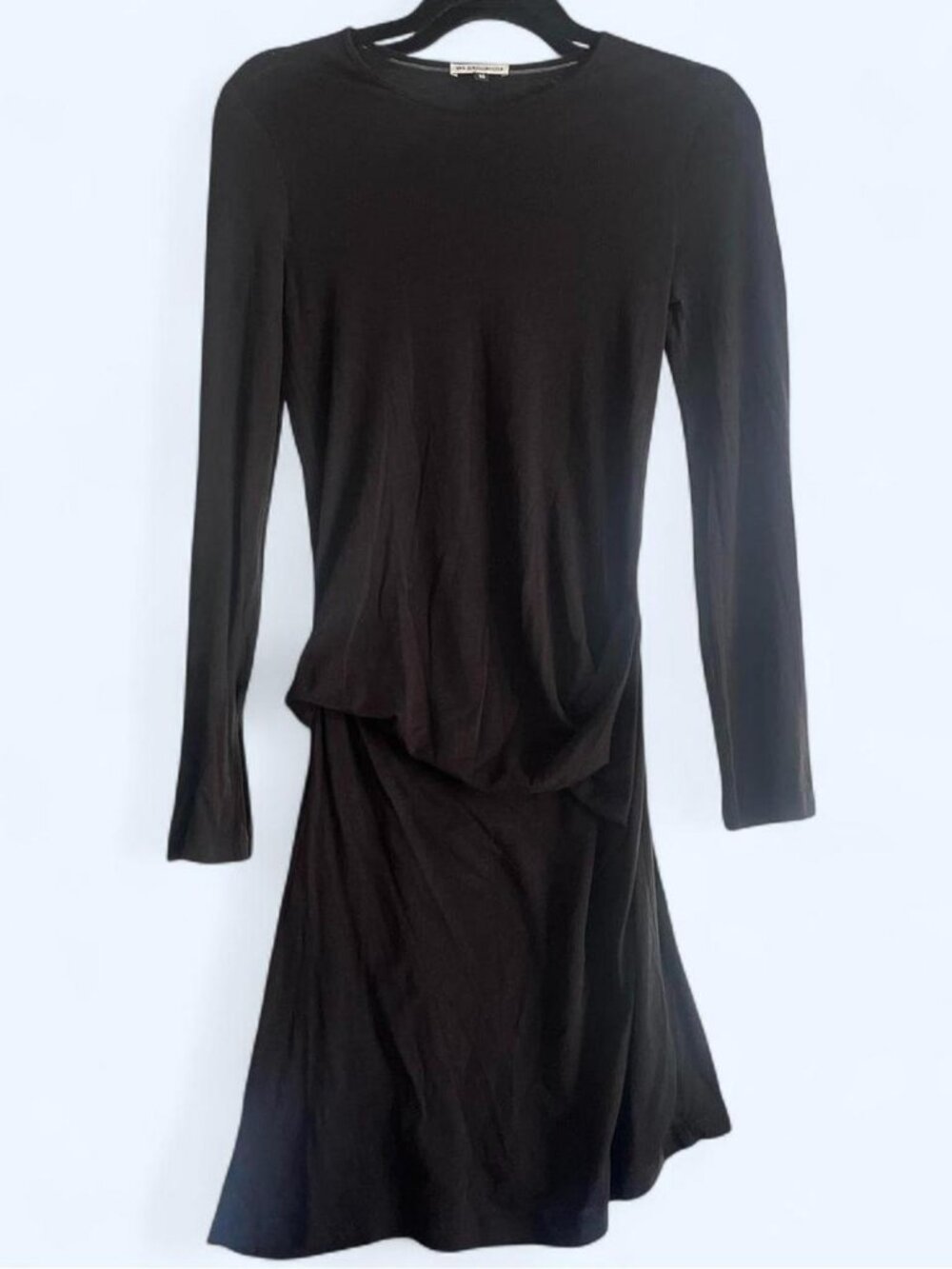 Ann Demeuelemeester Black rouched dress size 36 us size small